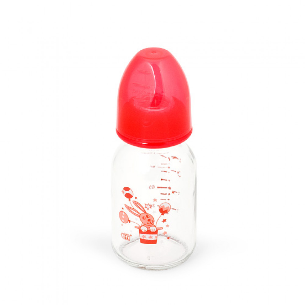 ELFI staklena flašica 120 ml RK76 CRVENA