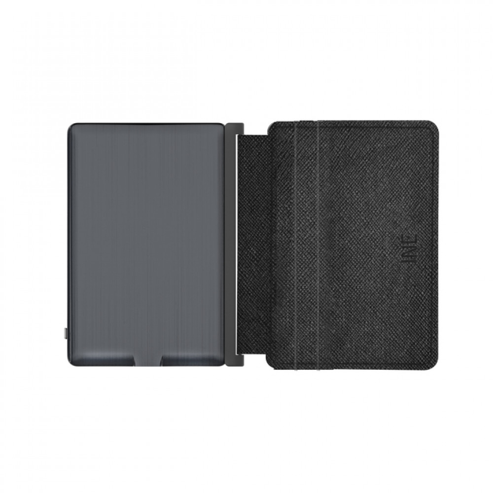 INE - Wallet & Charger - Vegan Leather Black