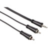 HAMA Audio Kabl 3.5mm (muški) na 2x činč (muški), 1.5m (122295)