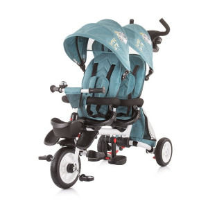 Chipolino Tricikl za blizance 2FUN Ocean 710346