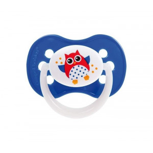 CANPOL baby silikonska varalica 18+m "owl"-ljubičasta 22/570