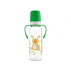 CANPOL BABIES  Flašica 250ML  "ANIMALS" sa drškom - Maca 11/848
