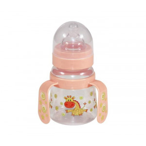 LORELLI flašica Wide Neck 125 ml sa ručicama 4989 - ŽIRAFA 10200670000