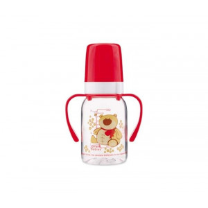 CANPOL BABIES Flašica 120ML  "Animals" sa drškom - Meda 11/823
