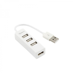 S BOX H 204 USB 4 Portni HUB, W