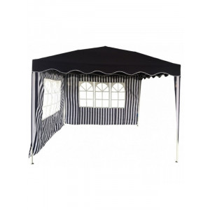 GREEN BAY Tenda GAZEBO 3x3 plavo/bela sa bočnim stranama 047019