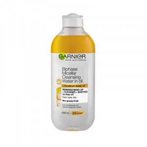 GARNIER SKIN NATURALS DVOFAZNA MICELARNA VODA ZA ČIŠĆENJE LICA 400ML 1003009587