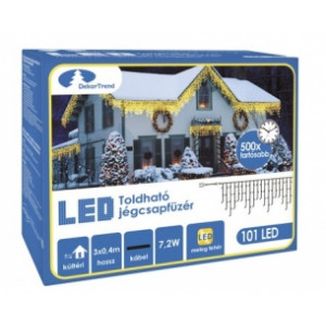 DEKORTREND Kontakt led ledenica - toplo bela KDK 005