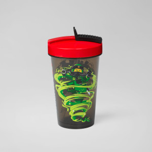 LEGO čaša sa poklopcem i slamkom: Ninjago