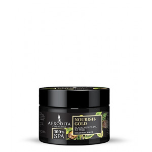 Afrodita 100% SPA NOURISH-GOLD ŠEĆERNI PILING ZA TELO 175g