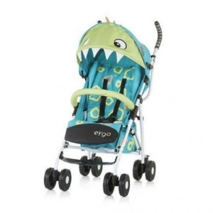 CHIPOLINO Kišobran kolica za bebe ERGO 6+ blue baby dragon 710102