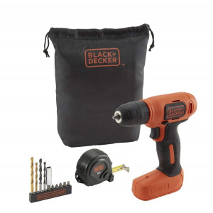 BLACK & DECKER BDCD8GPA  Akumulatorska bušilica - odvrtač + ručni alat + torbica