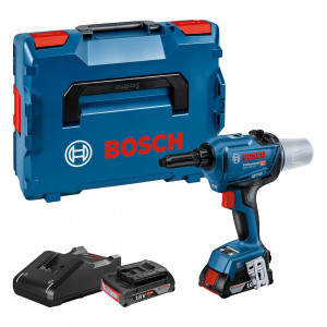 BOSCH Akumulatorski pištolj za pop nitne GRG 18V-16 C; 2 x GBA 18V 2,0 Ah + L-Boxx kofer 06019K5020