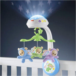 FISHER PRICE vrteška i projektor sa medvedićima CDN41