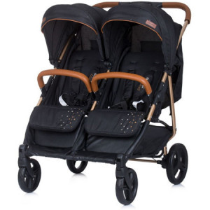 CHIPOLINO Kolica za blizance passo doble raven KBPD02201RA