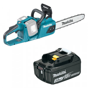 MAKITA  Akumulatorska lančana testera 18V+18V, isporučuje se sa jednom baterijom 18V, 3Ah DUC355Z+BL1830B