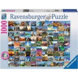 RAVENSBURGER puzzle - 99 lepih mesta na zemlji RA19371