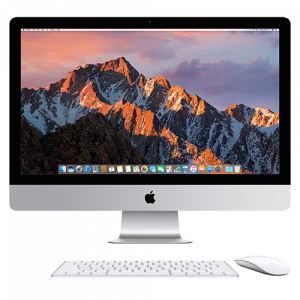 APPLE iMac 27" QC i5 3.4GHz Retina 5K/8GB/1TB Fusion Drive/Radeon Pro 570 w 4GB/CRO KB MNE92CR/A