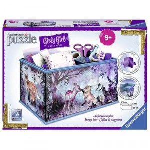 RAVENSBURGER 3D puzzle (slagalice) - kutija sa zivotinjama RA12084