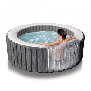 INTEX JACUZZI GREY WOOD DELUXE 28442 
