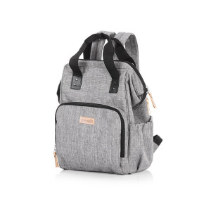 CHIPOLINO Ranac za bebe za kolica 40х32х20 см sivi 710007