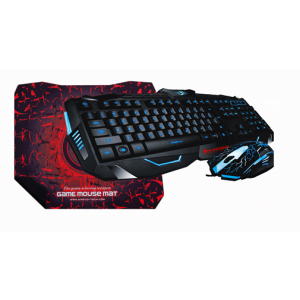 MARVO gejmerska tastatura+miš+podloga KM 400+G1 002-0088