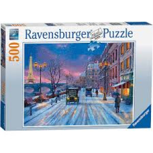 RAVENSBURGER puzzle (slagalice) - zima u Parizu RA14741