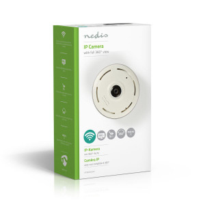 Nedis IP Security Camera | 1280x960 | Panorama | White / Black