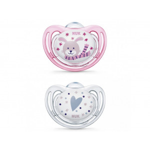 NUK varalica silikon 6-18m 2 kom winter 736286.2