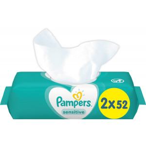 PAMPERS WIPES  BABY SENS.DUO PACK 2x52 8001841062334 