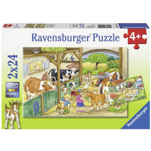RAVENSBURGER puzzle - Dan na farmi RA09195