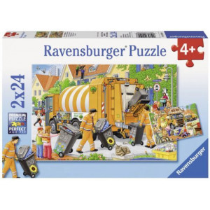 RAVENSBURGER puzzle - Đubretarci na radnom zadatku RA09192
