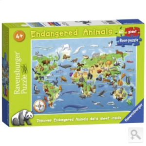 Ravensburger puzzle (slagalice) - Ugrozene zivotinje RA05515