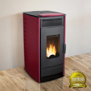 MBS Peć na pelet THERMO PELLET 12 kw Bordo