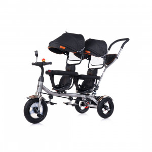 CHIPOLINO Tricikl za blizance 2Play Raven TRK2P0221RA