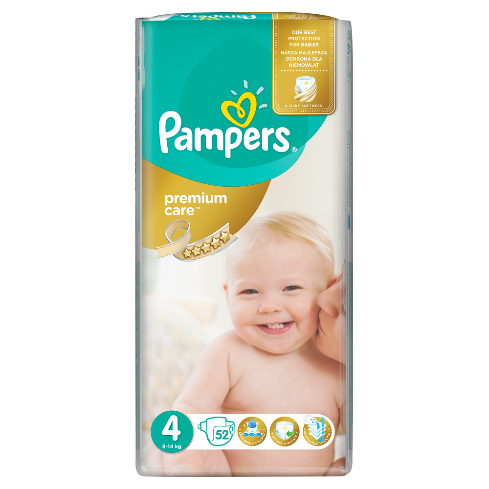 PAMPERS PREMIUM VP 4 MAXI (52)