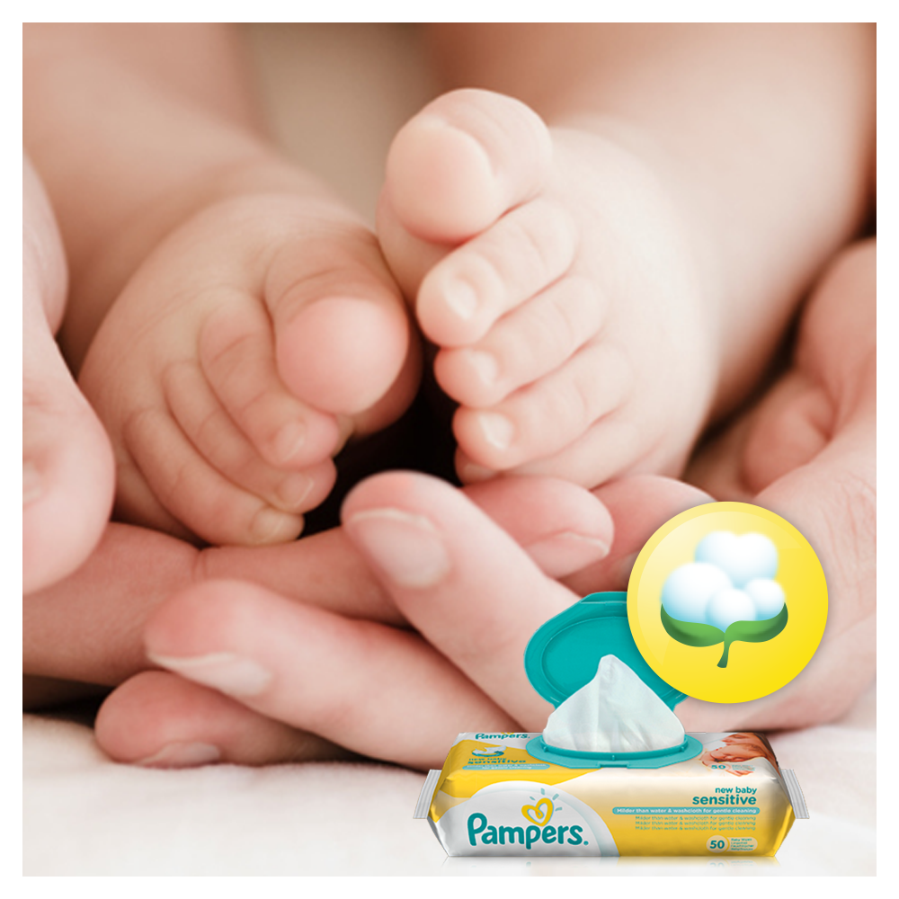 PAMPERS WIPES 56 SENSITIVE
