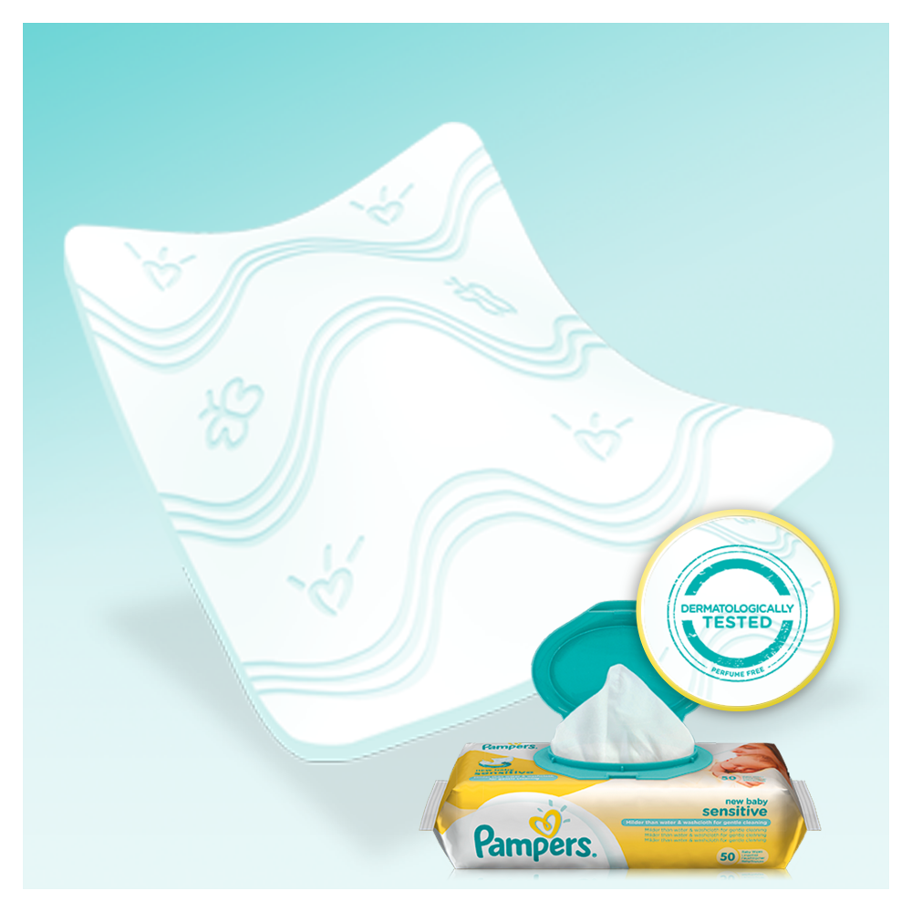 PAMPERS WIPES 56 SENSITIVE