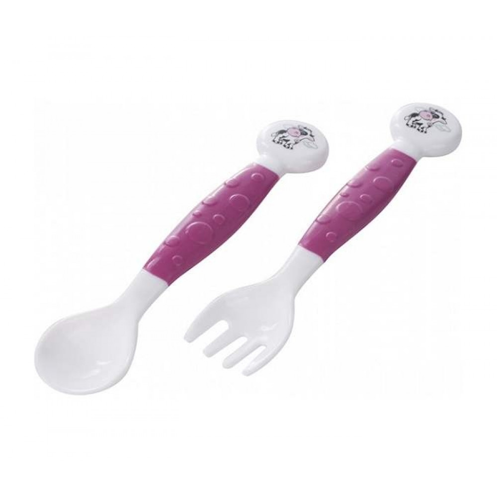CANPOL baby set kašika i viljuška-roze 56/580 