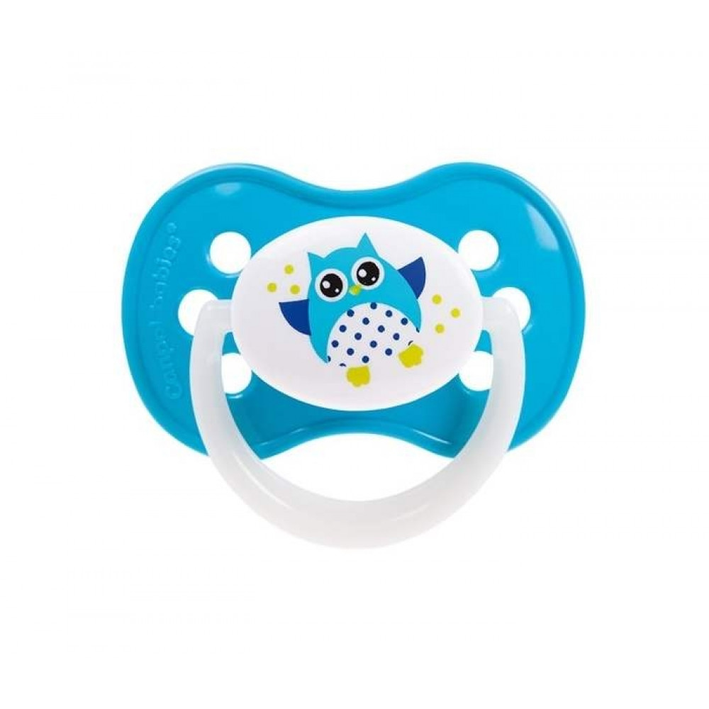 CANPOL baby silikonska varalica "owl"-plava 6-18m 22/569