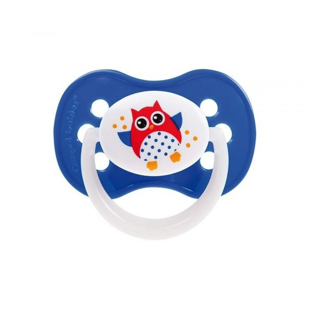 CANPOL baby silikonska varalica 18+m "owl"-ljubičasta 22/570