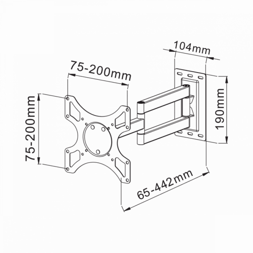 S BOX LCD 2903, Nosač