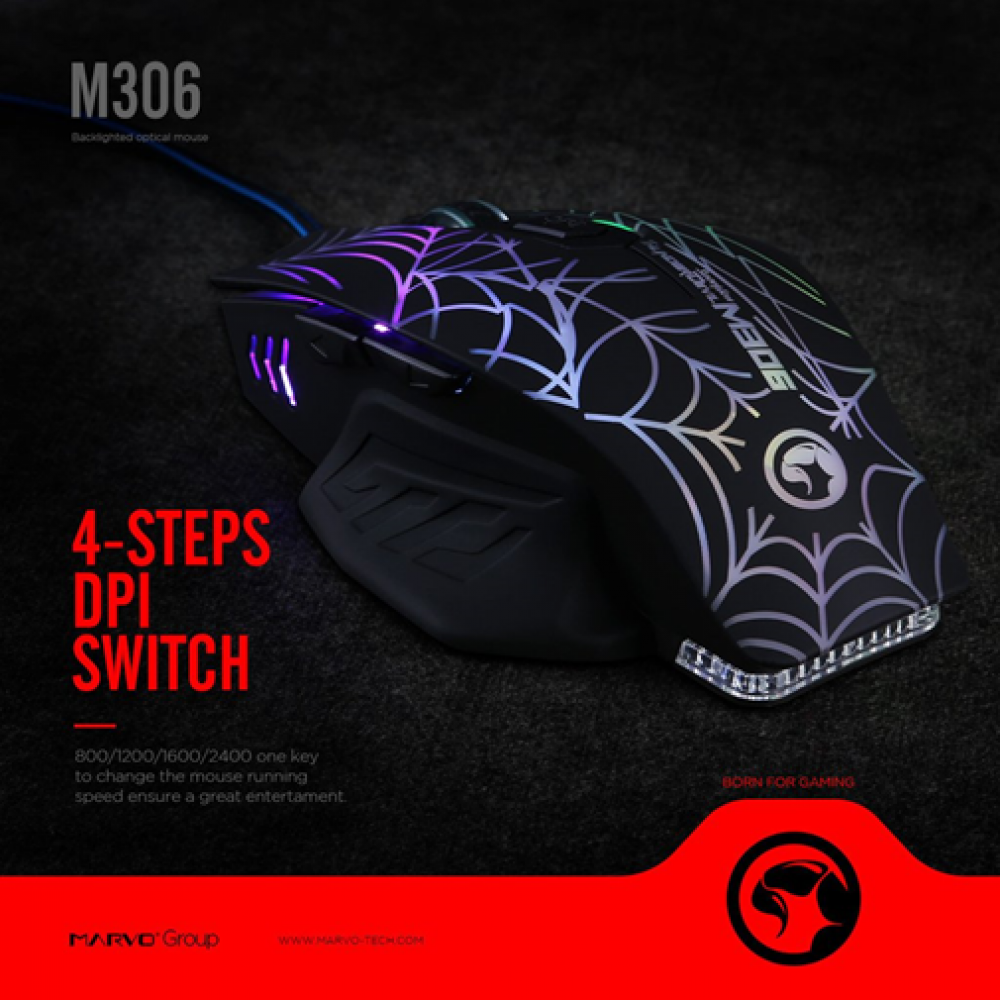 MARVO gejmerski miš M306 003-0162