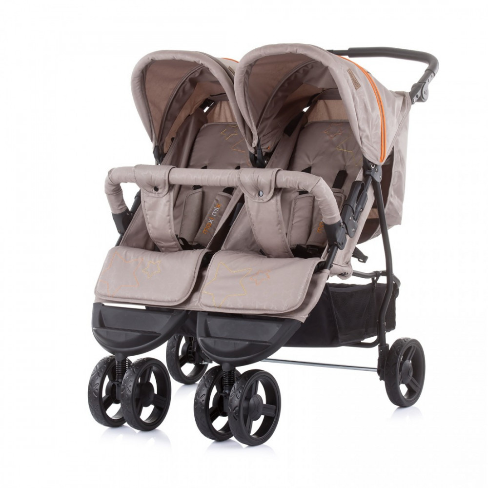 Chipolino Kolica za blizance Maxi Mix Latte 710496