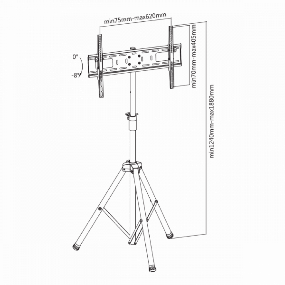 S BOX FS 846, Podni Tripod nosač
