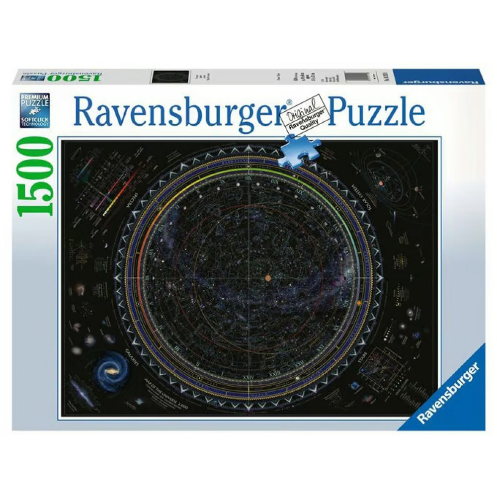RAVENSBURGER Puzzle (slagalice)- Mapa univerzuma RA16213