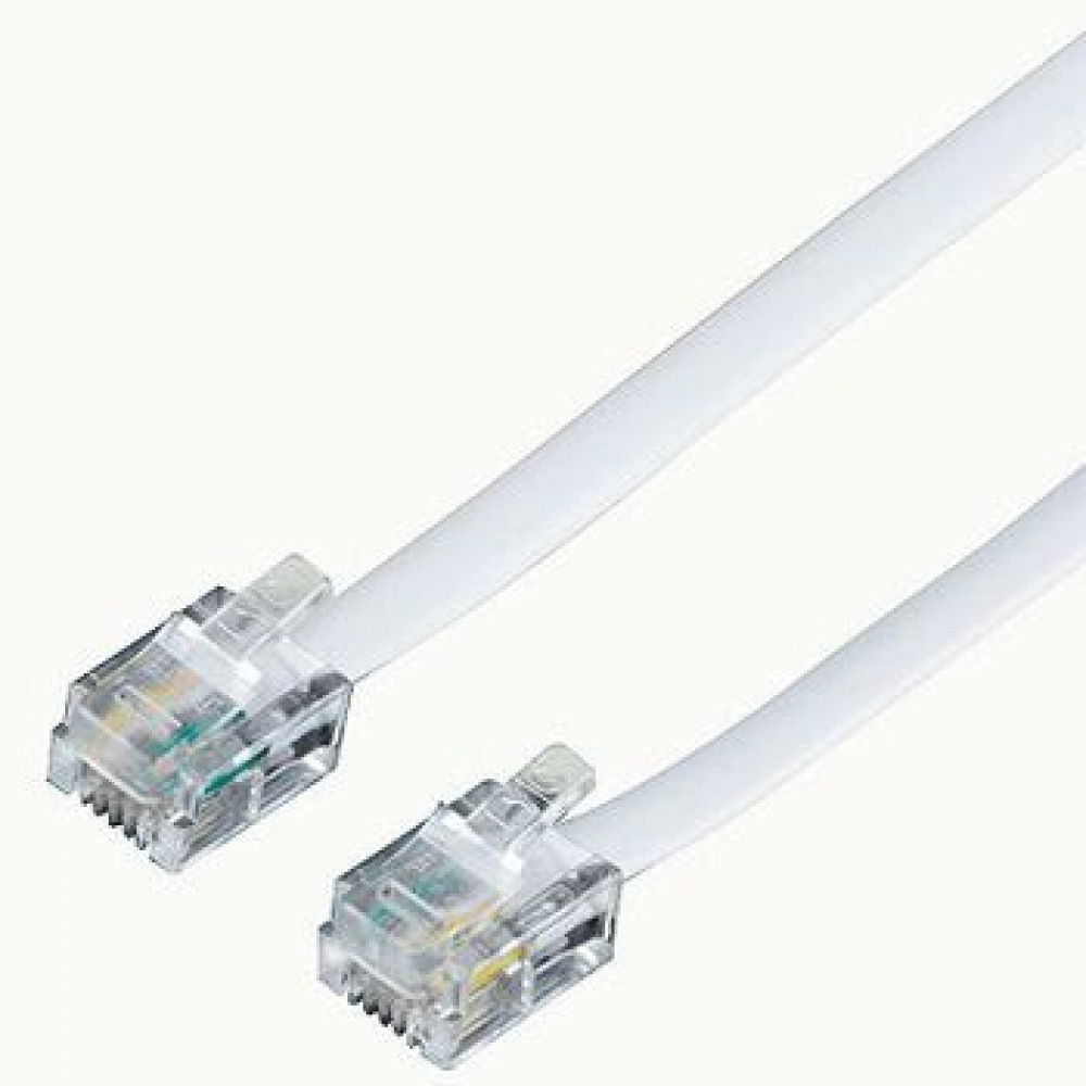 HAMA Telefonski kabl MOD-MOD beli 10m 44491
