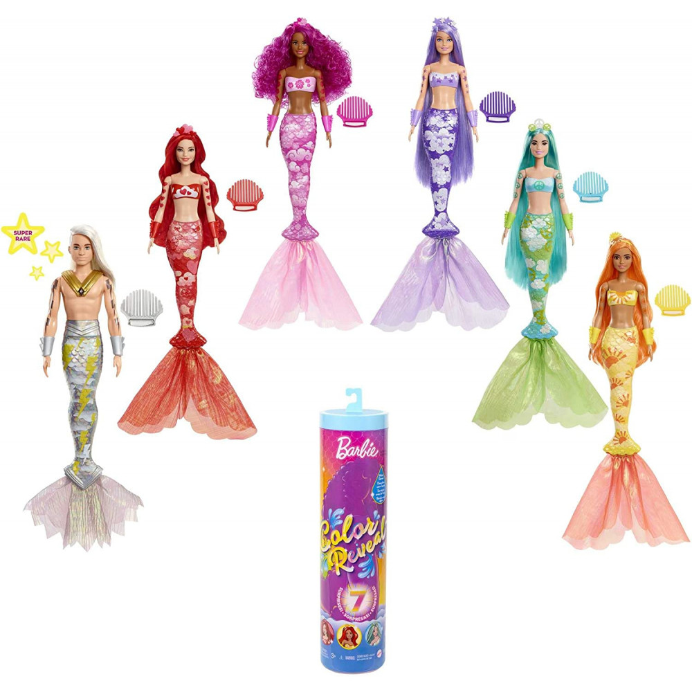 BARBIE Color reveal sirena 22 HCC46