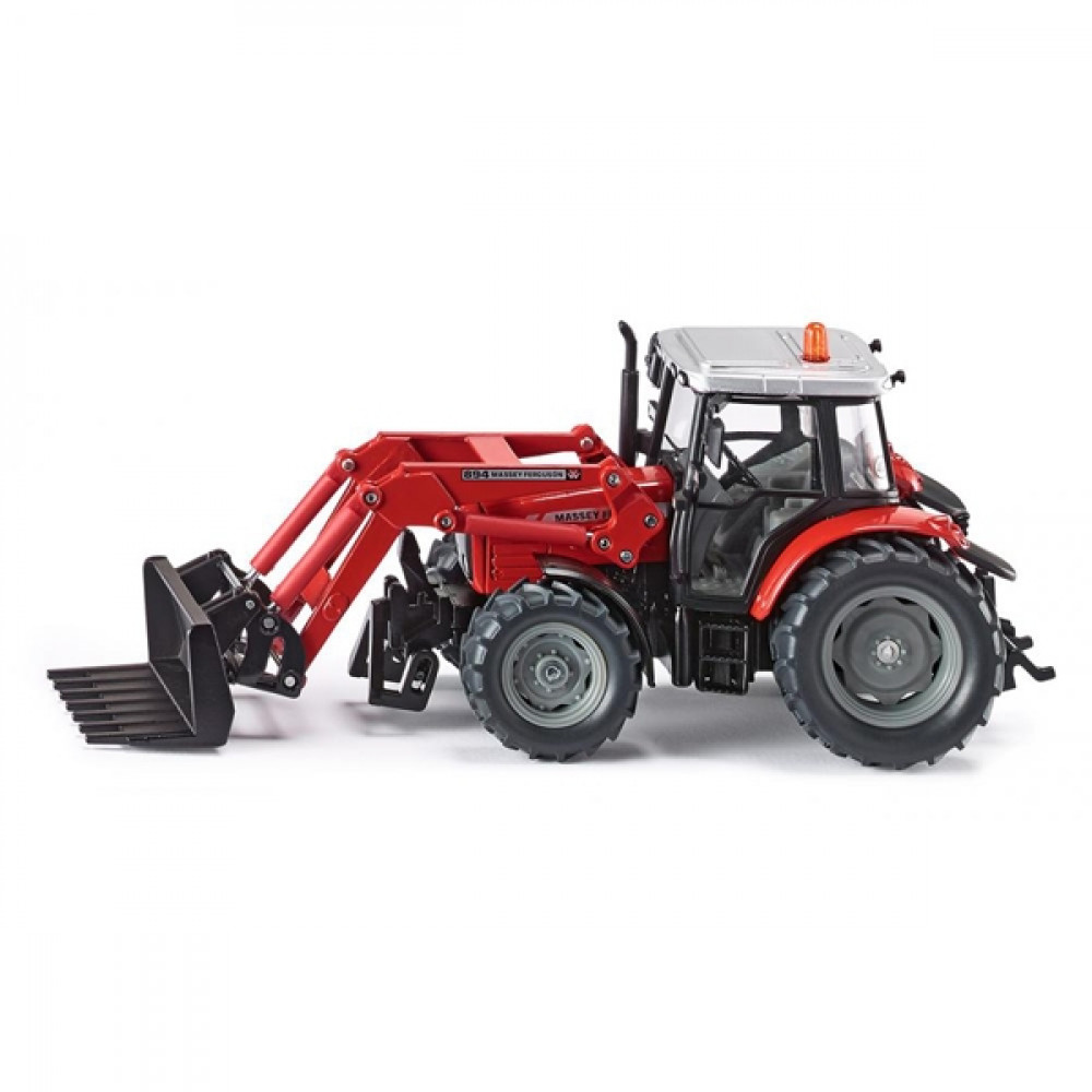 SIKU traktor massey ferguson sa bagerom 3653