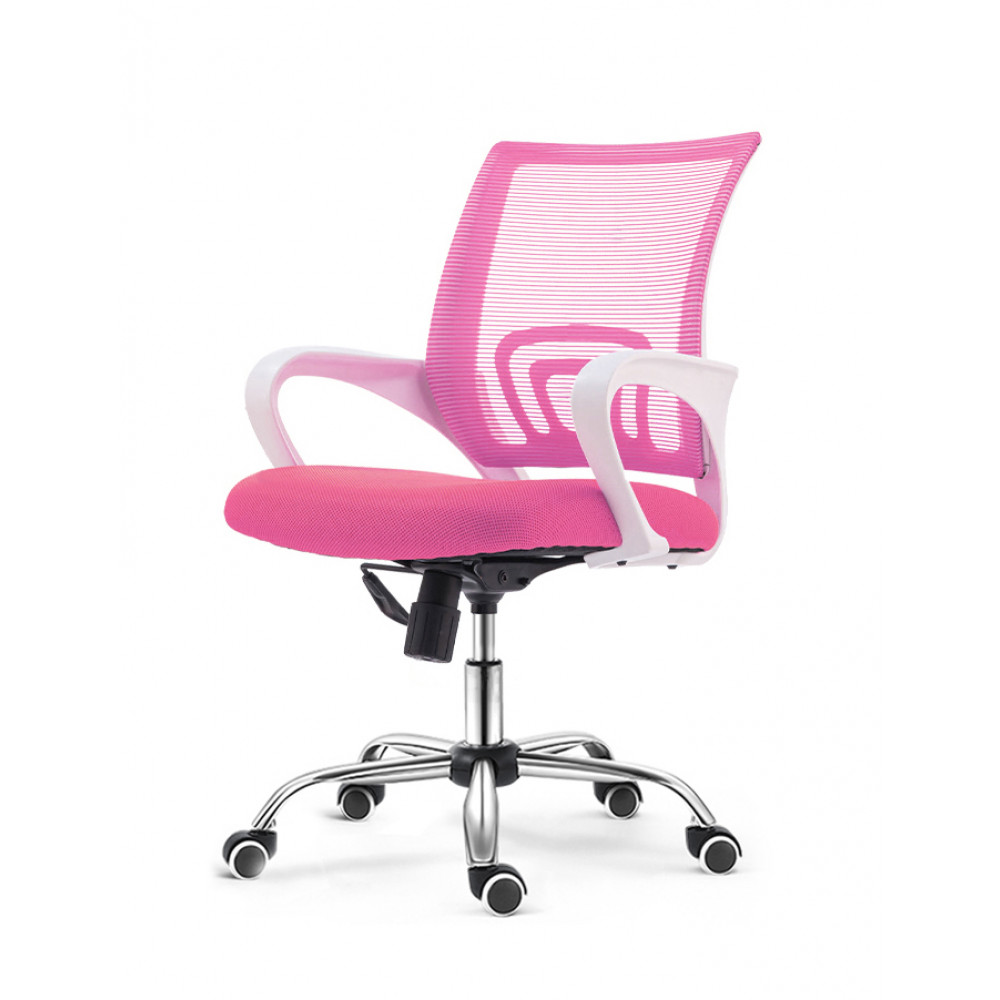 Daktilo stolica C-804A Roze leđa/Roze sedište 570x580x880(980) mm 755-513